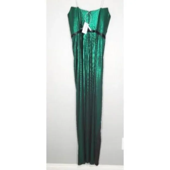 NWT Marchesa Notte Emerald Strapless Metallic Lame Gown Dress 4 is  available for purchase on au PAY Market - Imported Goods Online Store  Co.Ltd. | au PAY Market - Online Shopping Site